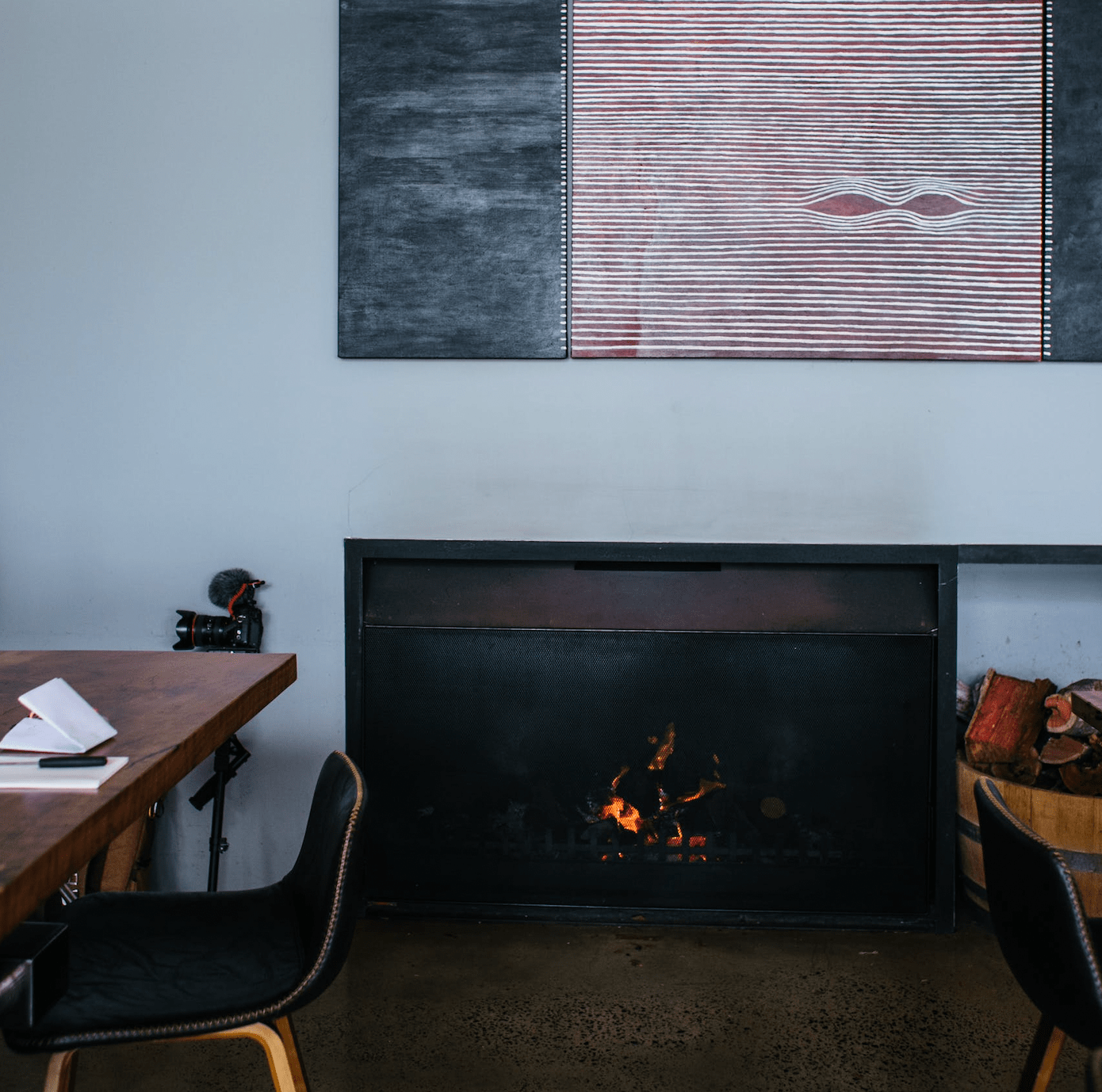 fireplace